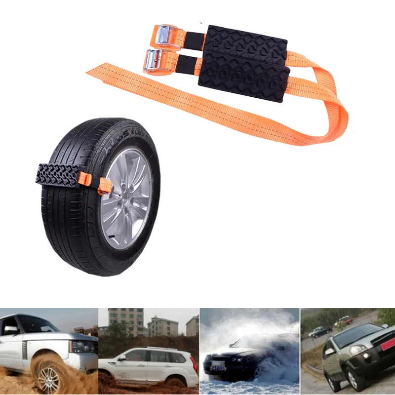 Non-slip Tire Wheel Chain Emergency Snow Chains For Ice/Snow/Mud/Sand Road Safe Driving Truck SUV Auto Car Accessories
