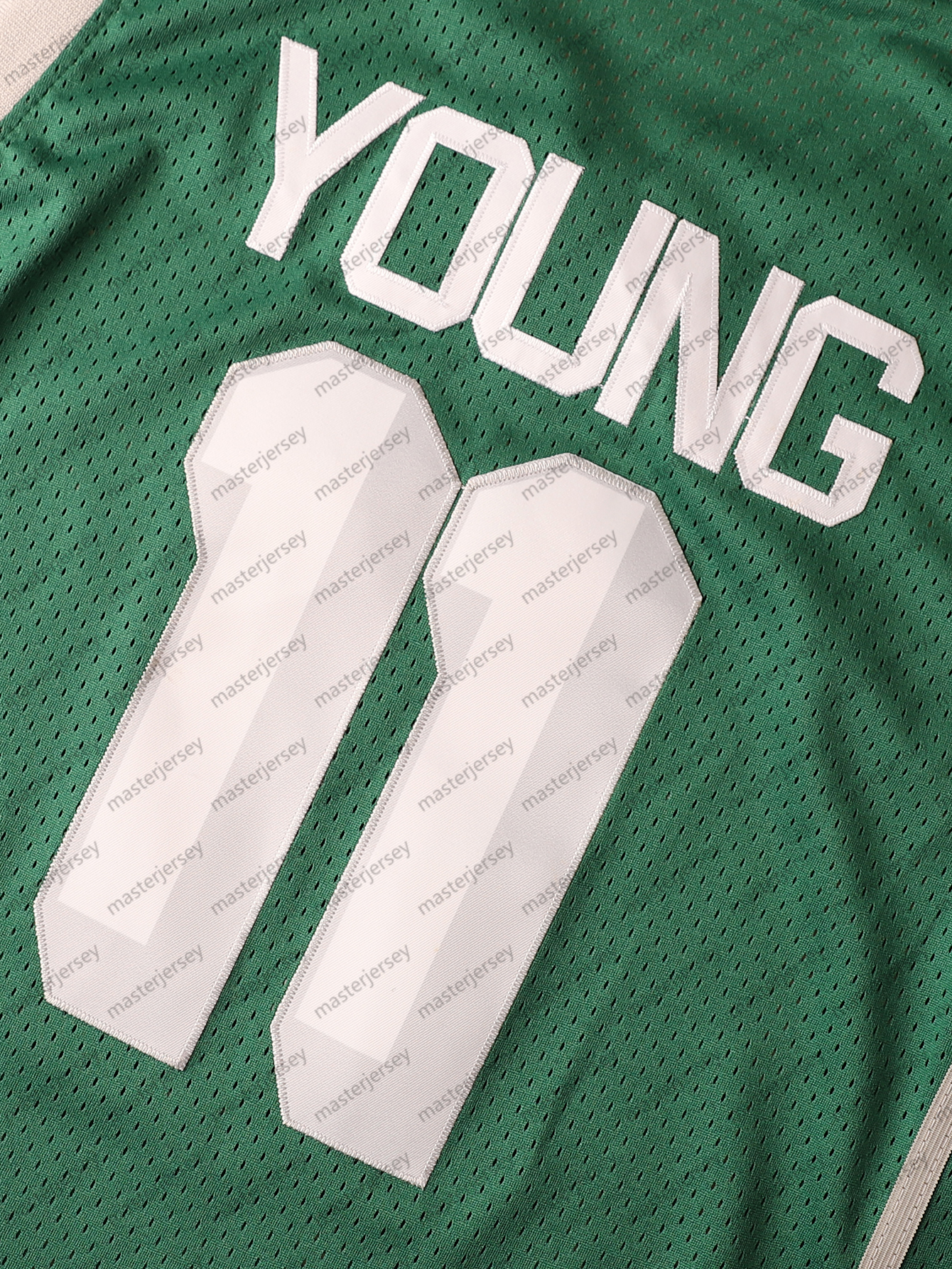 #11 YOUNG Men's Basketball Jersey Sweatshirt - Embroidered Movie Mesh Letters & Numbers, Crew Neck Sleeveless Training Vest, Loose Fit Athletic T