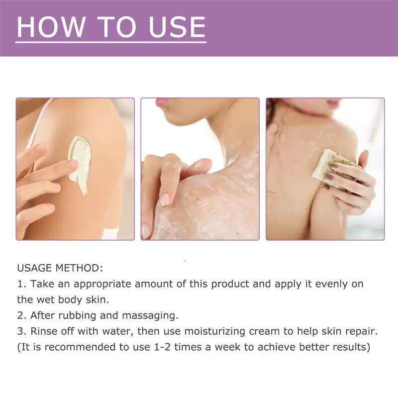 Moisturizing Scrub Keratin Hyperplasia Removing Strawberry Legs Repairing Nourishing Body Skincare Products