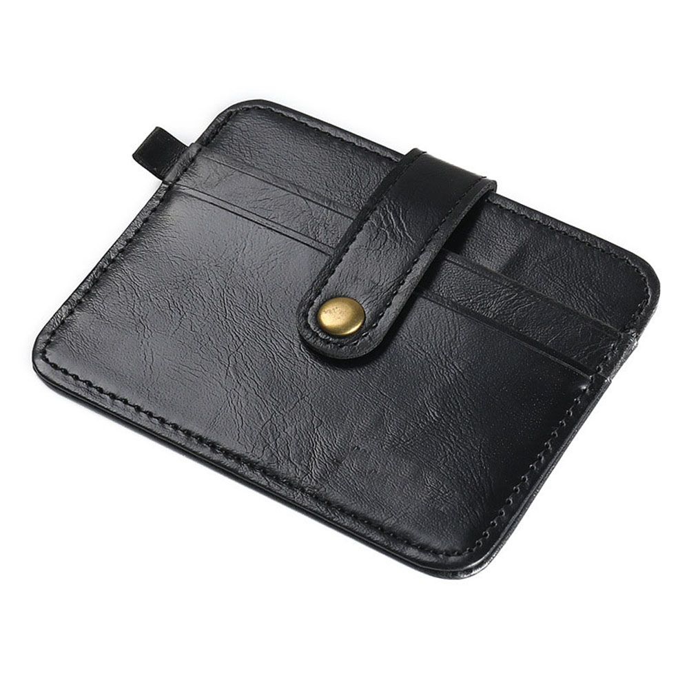 Package Card 100% Real Leather Vintage Style Men Male Women Hasp Crazy Purse Mini Wallets Small Leather