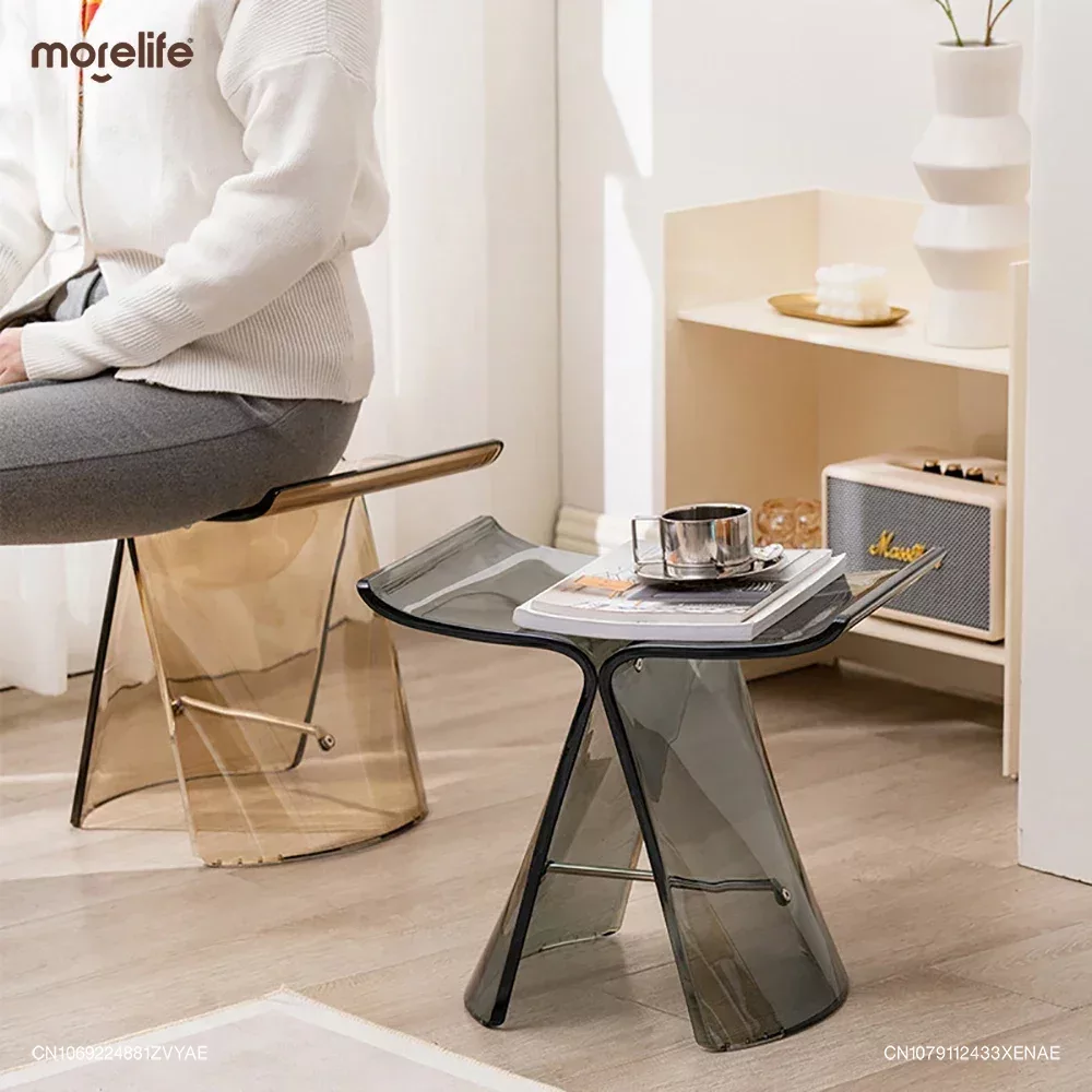 Danish Butterfly Chairs Stool Japanese Style Living Room Small Shoe Changing Low Bench Ottoman Bedroom Leisure Chairs Furniture