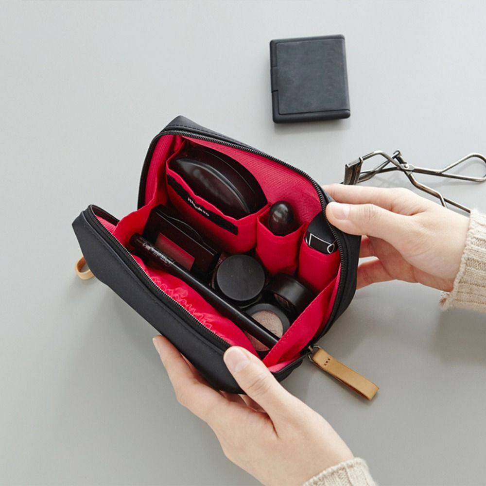 2023 New Women Cosmetic Bag Solid Color Korean Style Makeup Bag Pouch Toiletry Bag Waterproof Makeup Organizer Case luxury bag