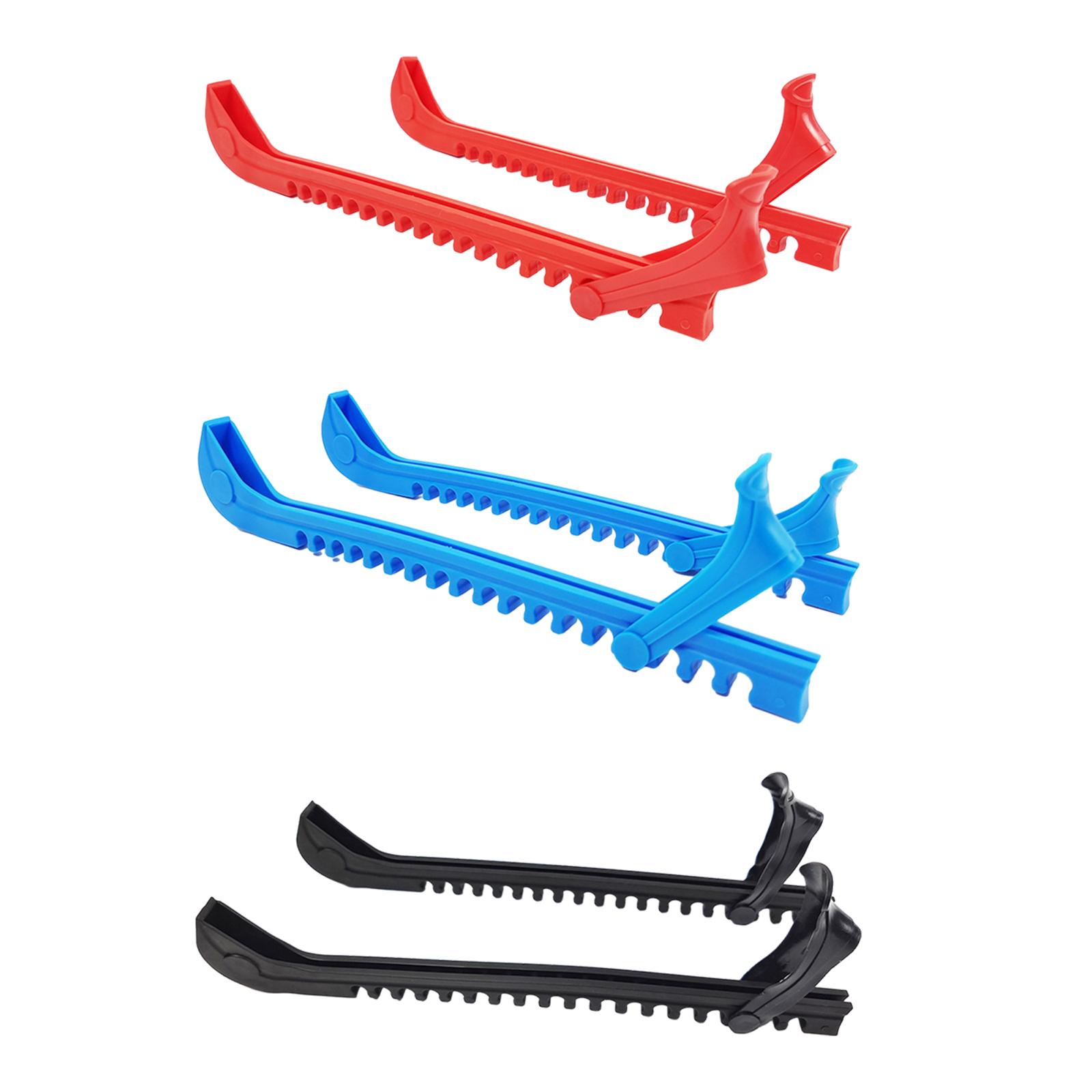 2x Ice Skate Guards Hockey Accessories Soft Adjustable Buckle Ice Figure Skating Skates Boots Accessories Ice Skating Protector