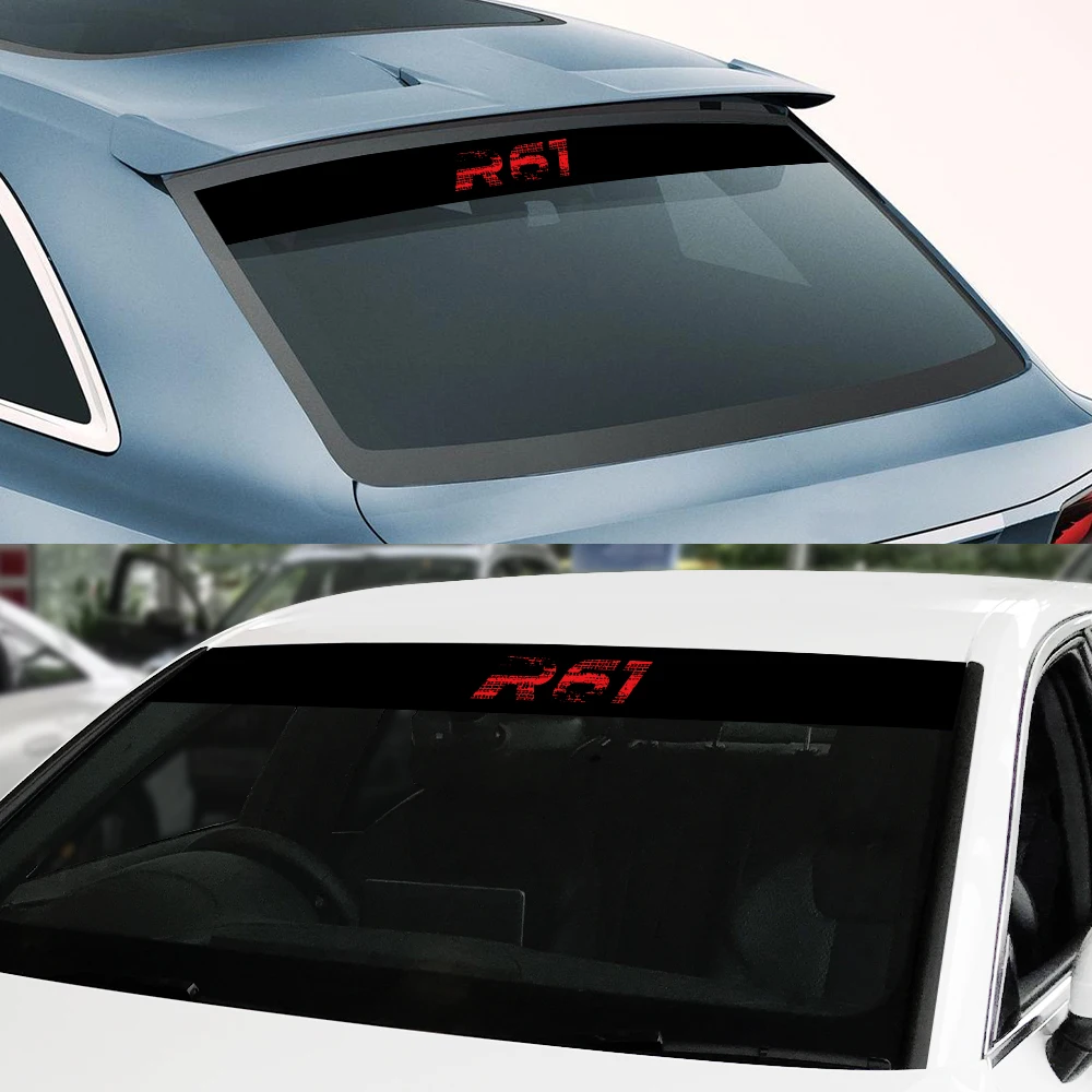 For Mini R50 R52 R53 R55 R56 R57 R58 R59 R60 R61 F54 F55 F56 F57 F60 Car Front Patterned Windshield Stickers Decals Accessories