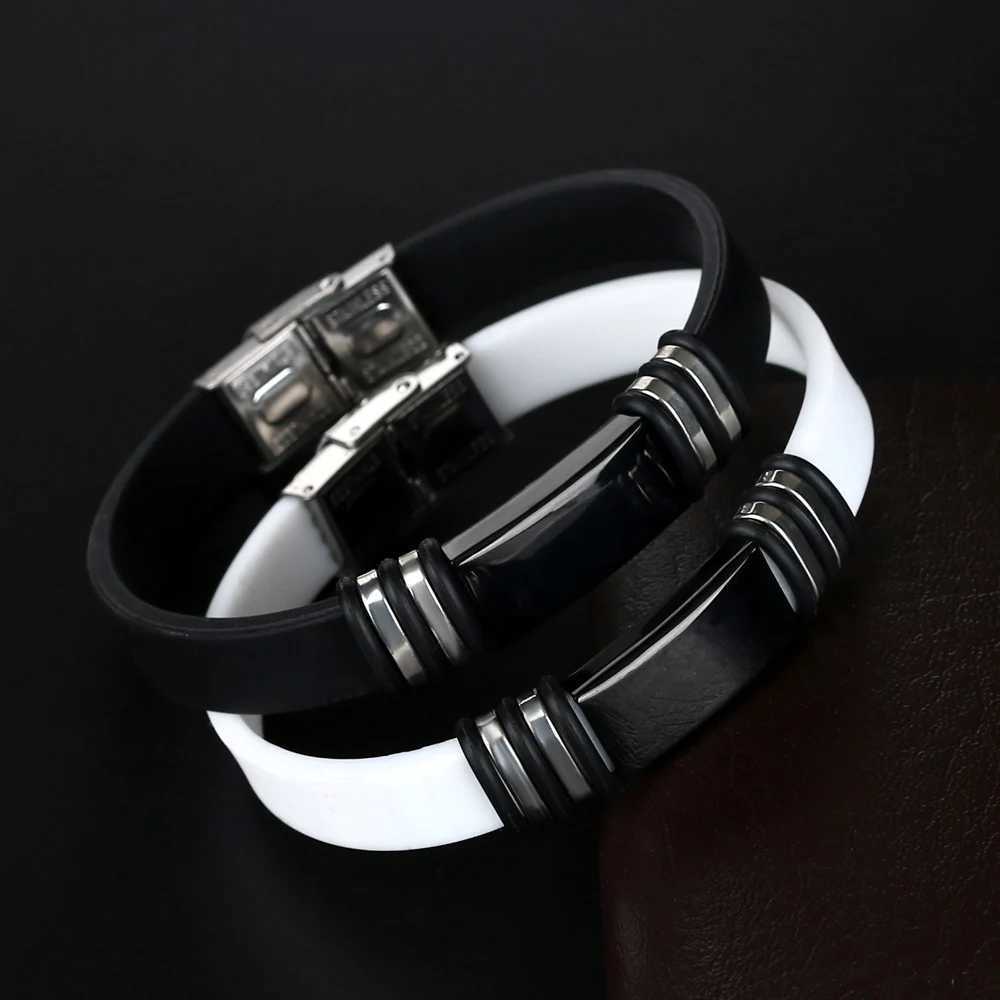 2024 Trend Personalized Jewelry Stainless Steel Smooth Gloss Sile Bracelet Mens Retro Titanium Steel Cuff Bracelet Pulseir W241111