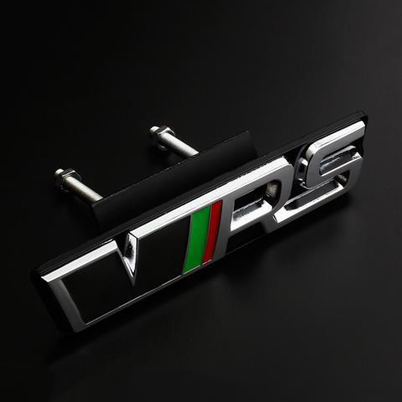 Metal VRS Car Emblem Front Hood Grille Badge for Skoda KodiaqGT Karoq KamiqGT Kamiq Combi Decoration