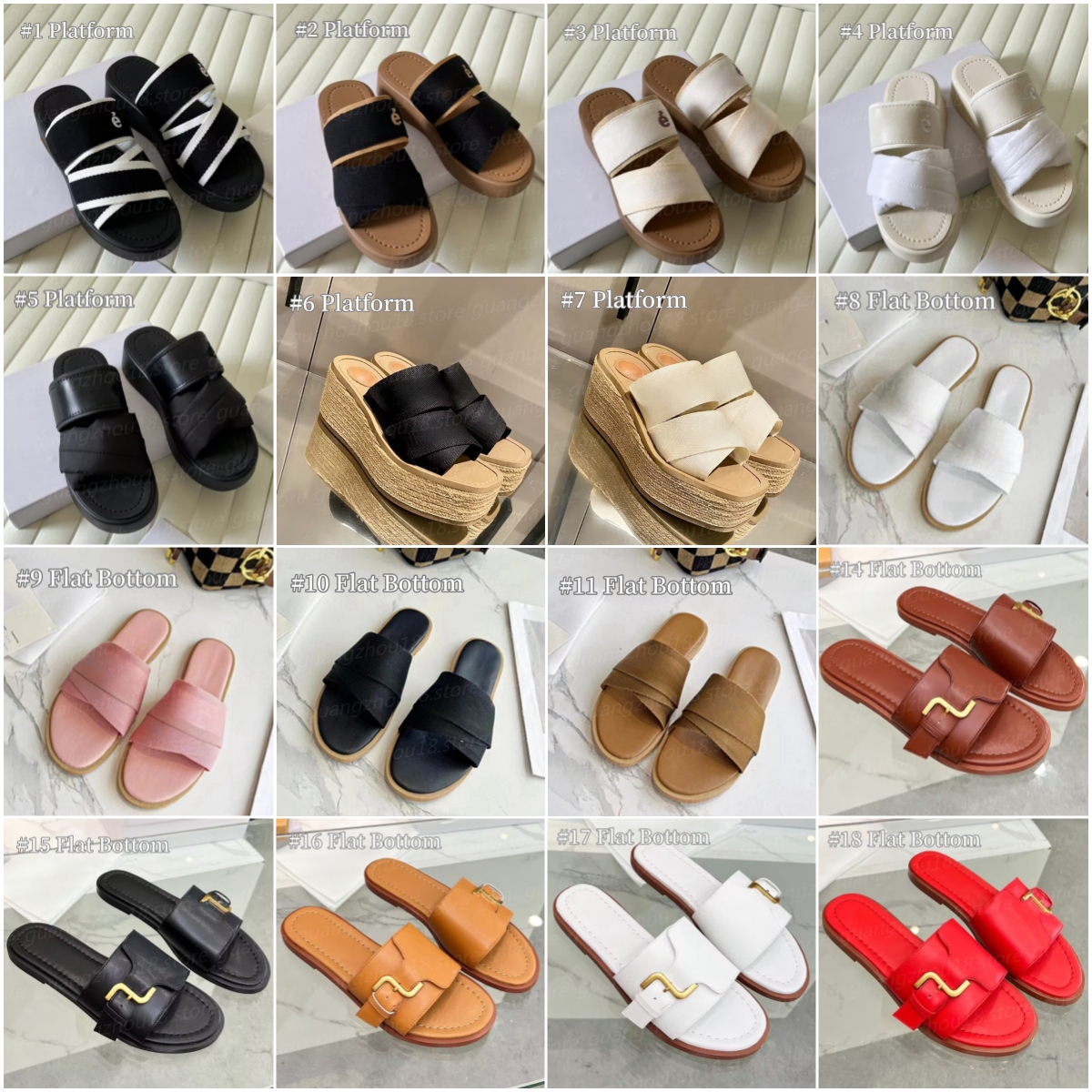 Fashion Designer Slippers with Thick Soles for Women Summer Outdoor Beach Shoes 22025 21996 26300