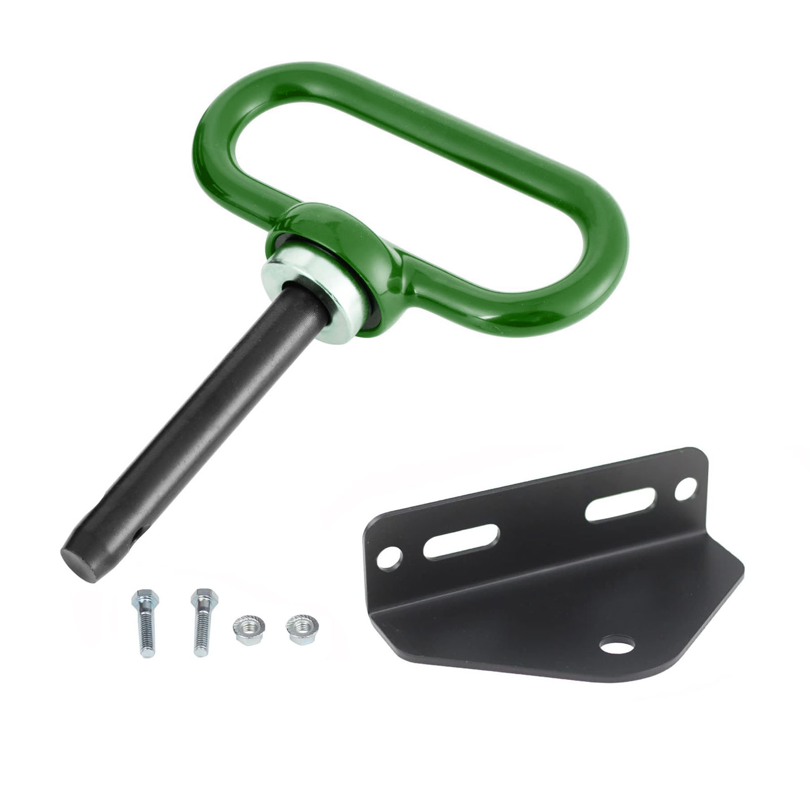 Universal Heavy Duty Magnetic Hitch Magnet Trailer Gate Pin for Mowers, Lawn Tractors with 2 Bolts -1/2'' R-Clip