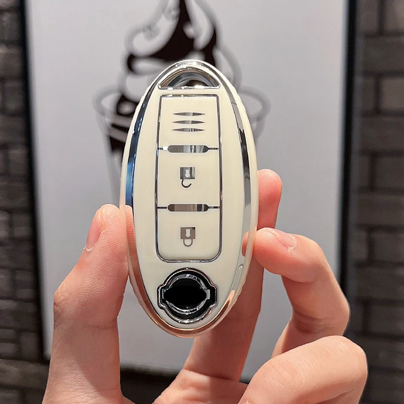 TPU Car Key Case Cover Shell for Nissan Qashqai X-Trail Versa Maxima Altima Rogue Murano Juke Tiida Infiniti FX35 QX60 Accessory