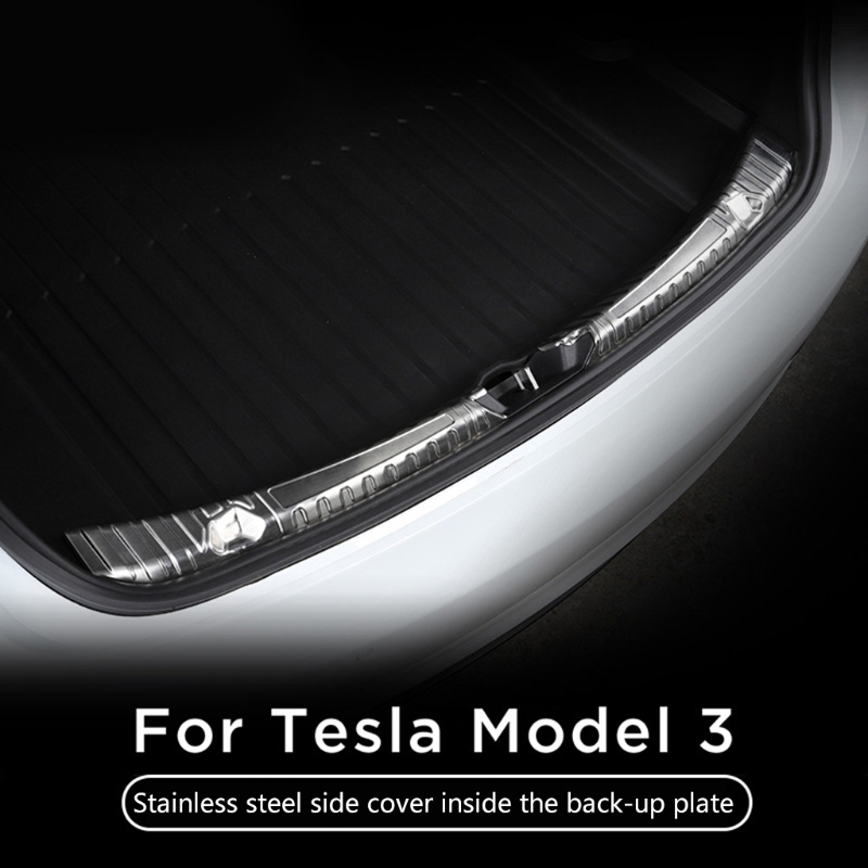 Car Trunk Protector Flexible Auto Trunk Inner Guard Corner Bumper Sticker Pad for Tesla Model 3