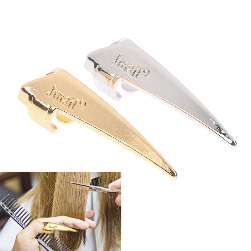 1Pc Hair Selecting Tools Metal Parting Finger Tip Ring Hair Sectioning Comb For Hair Braiding Weaving Curling Styling Extension