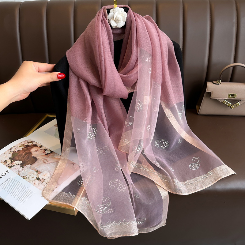 Long silk wool scarf Shawls and Wraps for Women High Quality Bufandas Foulard Headkerchief Brand Hijab New Lady Scarves 22803 5 44a15