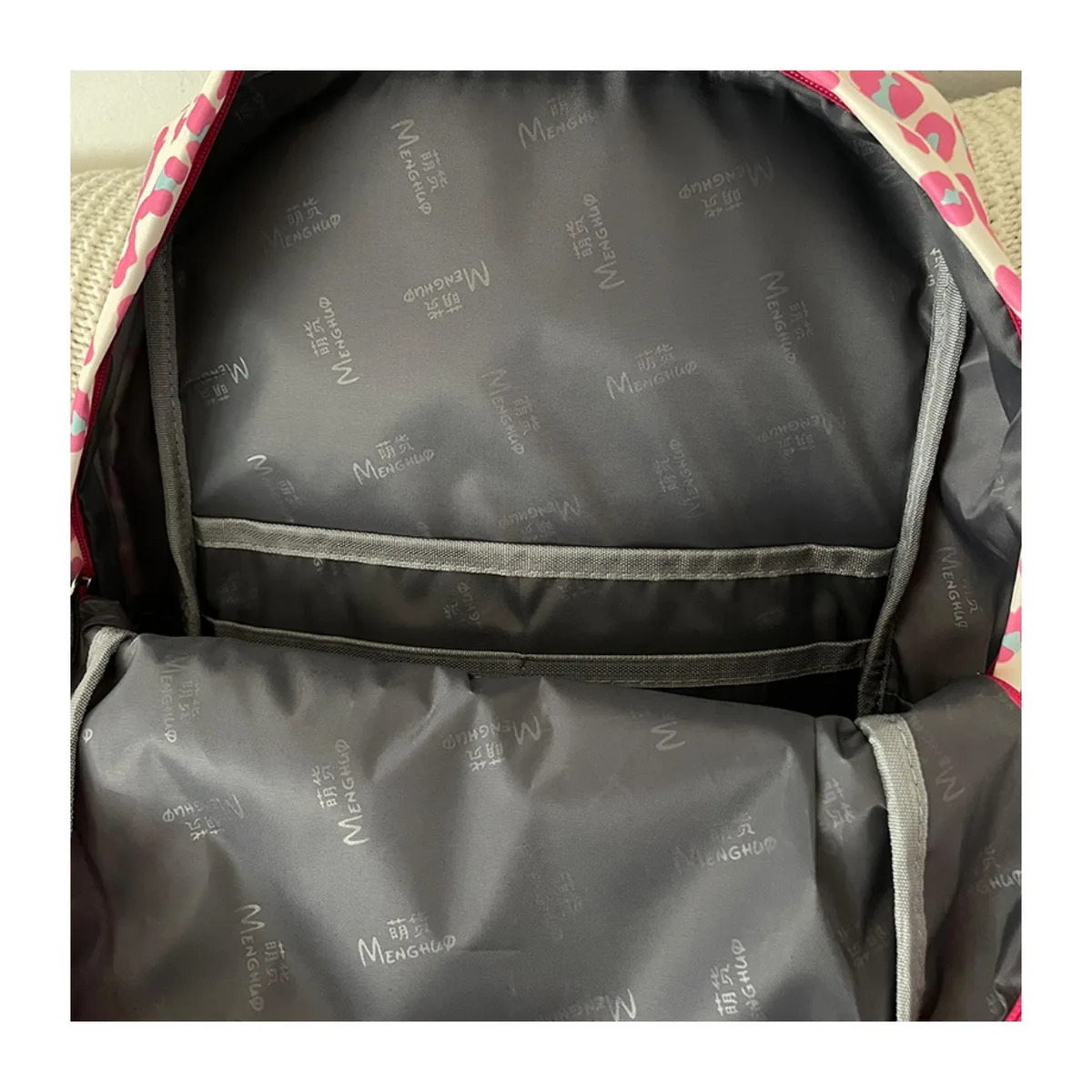 LEFTSIDE Womens Casual Pink School Backpack Y2K Student Korean Style Backpack 241111