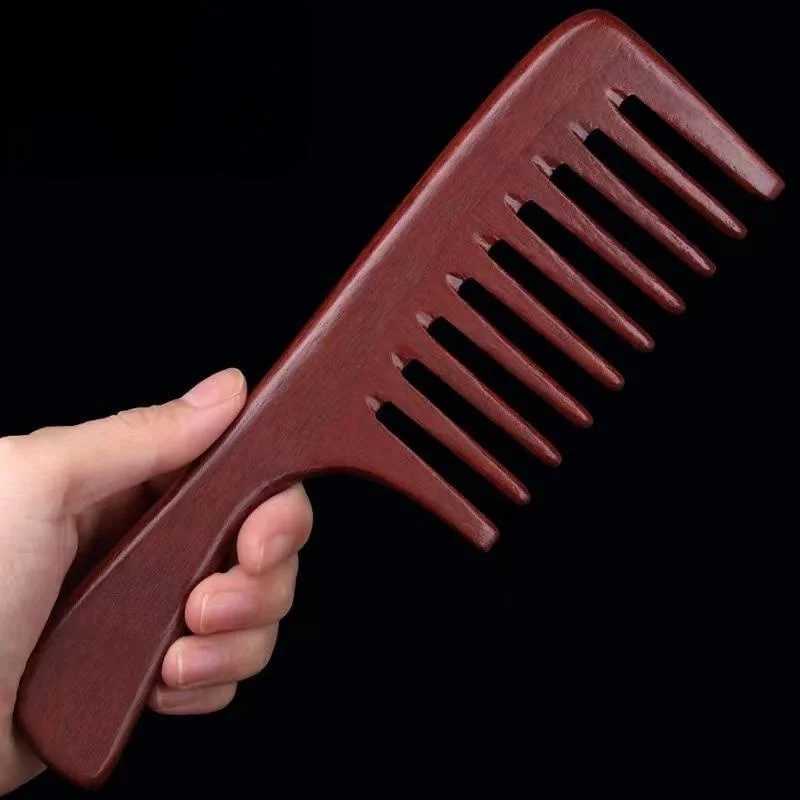 Hair Comb A wide toothed comb for curly hair handmade for removing corners and a natural wooden comb for womens curly hair W241112