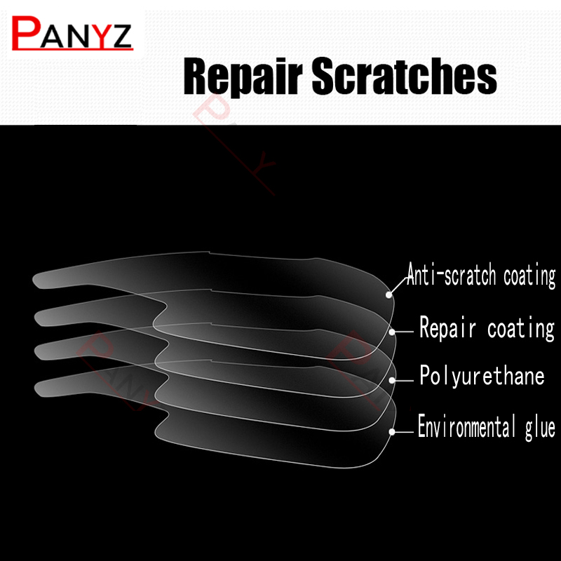 2 Pcs For Jeep Compass 2017 2018 2019 2020 Car Headlight Film Headlamp Transparent Black TPU Protective