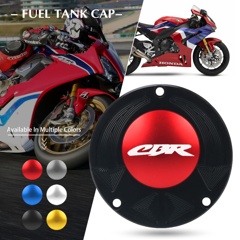 For HONDA CB1000R CBR1000RR CBR500R CBR600RR Motorcycle Accessories CNC Fuel Tank Cap Gas Oil Tank Cover Petrol Cover a9e88