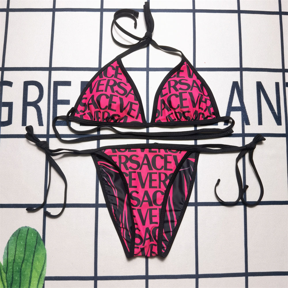 High quality Ladies Summer letter Print Tank Bikini swimsuit designer Fashion Ladies sexy bikini set with 5 styles