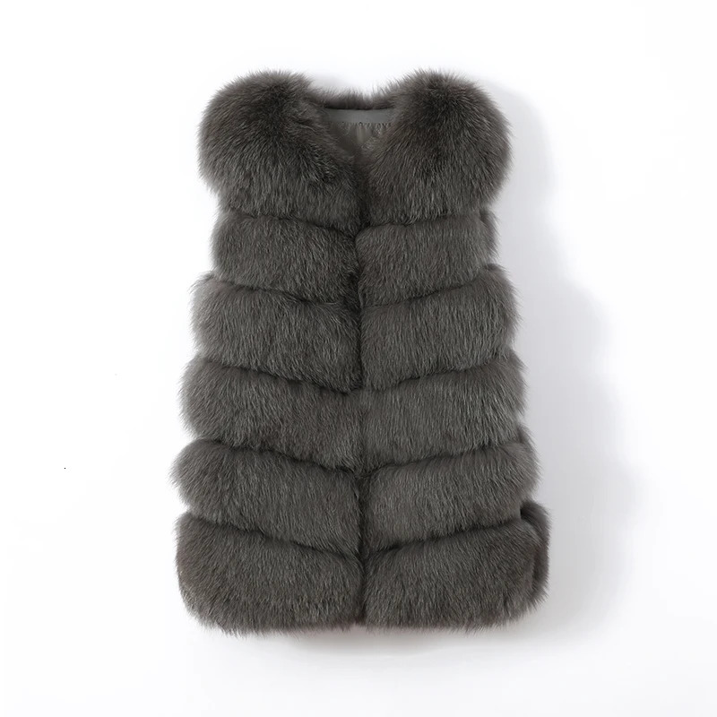 Broken code clearreal fur coat Natural Real Jackets Vest Winter Outerwear Women high quality Clothes 241112
