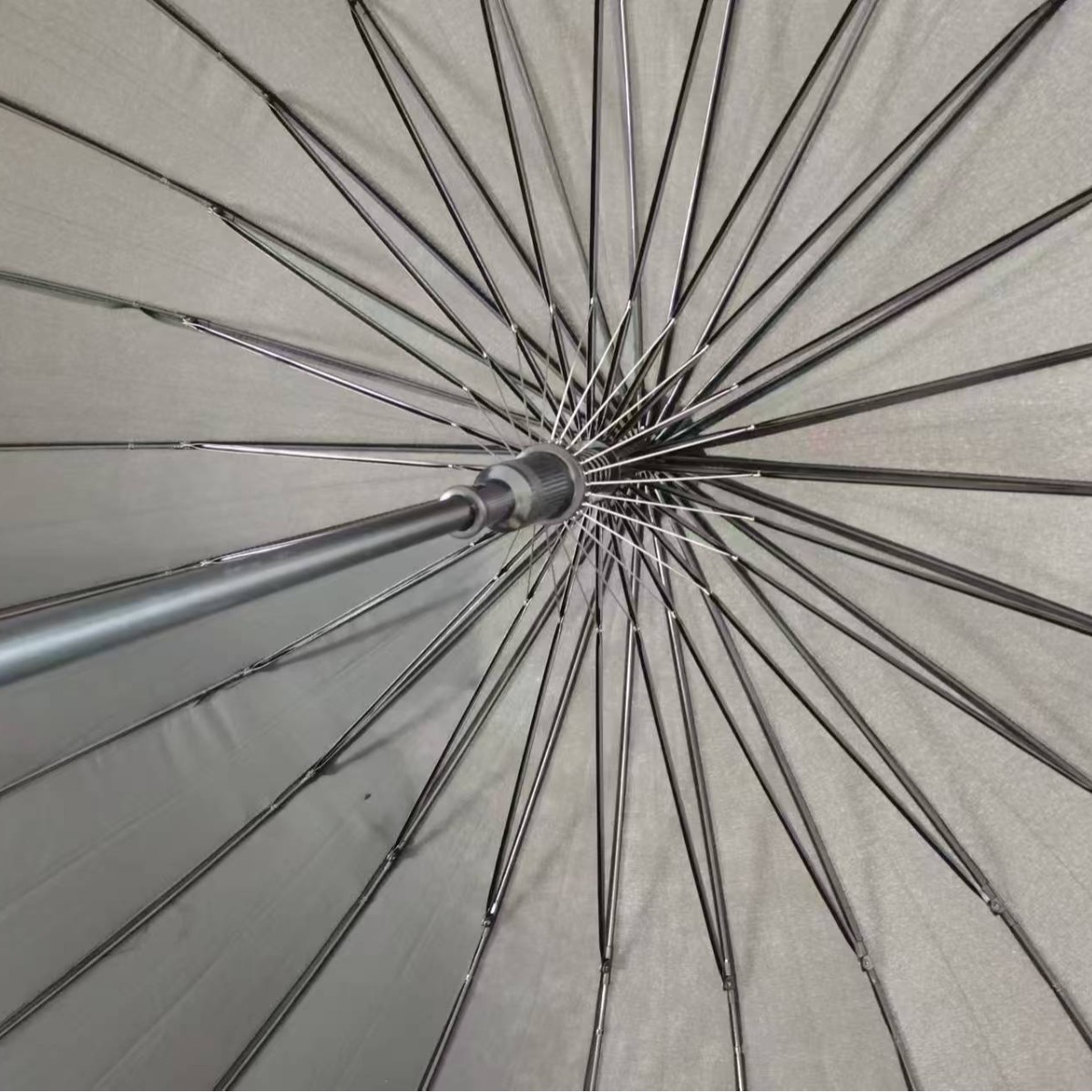 Heavy Duty Weatherproof Straight Pole Umbrella with Ergonomic Extended Grip