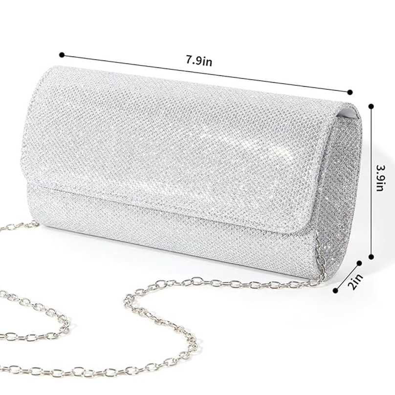 Evening Bag Clutch Purses for Women Ladies Sparkling Party Handbag Wedding Bag fashion Shimmer & Glitter handbag