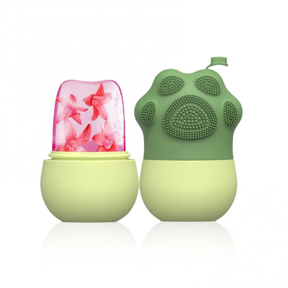 Reusable Cooling Icing New Ice Massage Cups Cold Massage Roller Freezable Face Massager For Muscle Cold Therapy Skin Care Tools smile