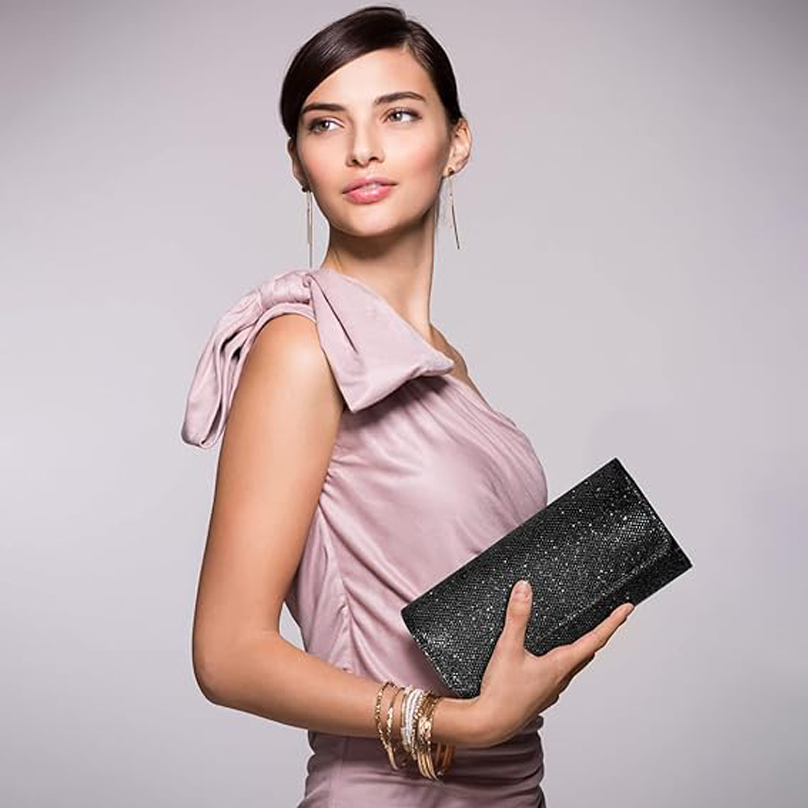 new Evening Clutch Purses for Women Handbags for Formal Wedding Party Cocktail Prom Crossbody Shoulder Envelope Bag fashion classic Evening Bag