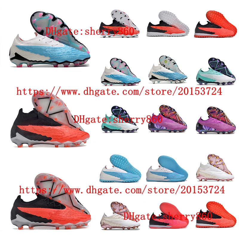 FG SG IC TF Soccer Shoes Cleats mens football boots Plating Sole Knit