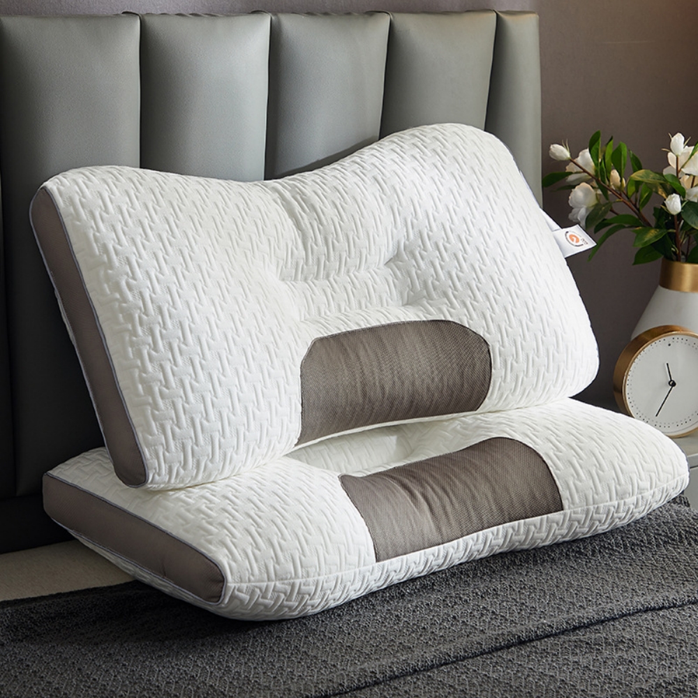 3D SPA Massage Pillow Cervical Orthopedic Neck Pillow To Help Sleep And Protect The Pillow Neck Soybean Fiber Massage Pillow