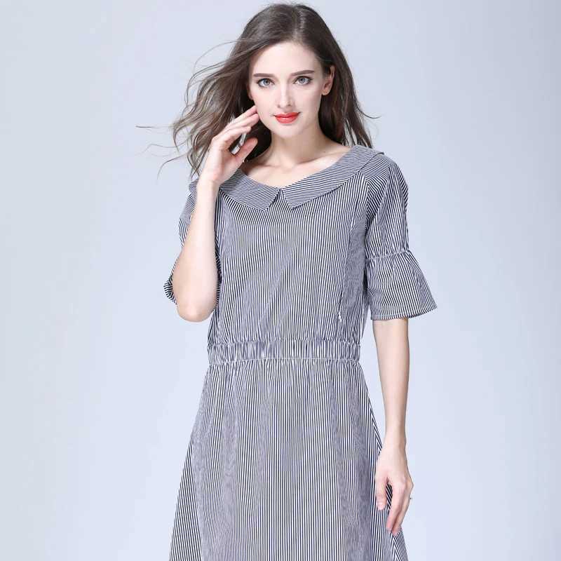 Maternity Dresses Emotion Moms Striped Maternity Clothes Nursing Breastfeeding Pregnancy Dresses for Pregnant Women Maternity Dress S M L XL 24412