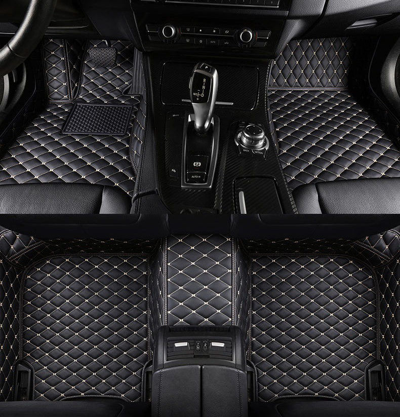 Custom Car Floor Mats for all models 5 E34 E39 E60 E61 F10 F11 F07 6 Series GT F12 F13 F06 640 Interior Accessories