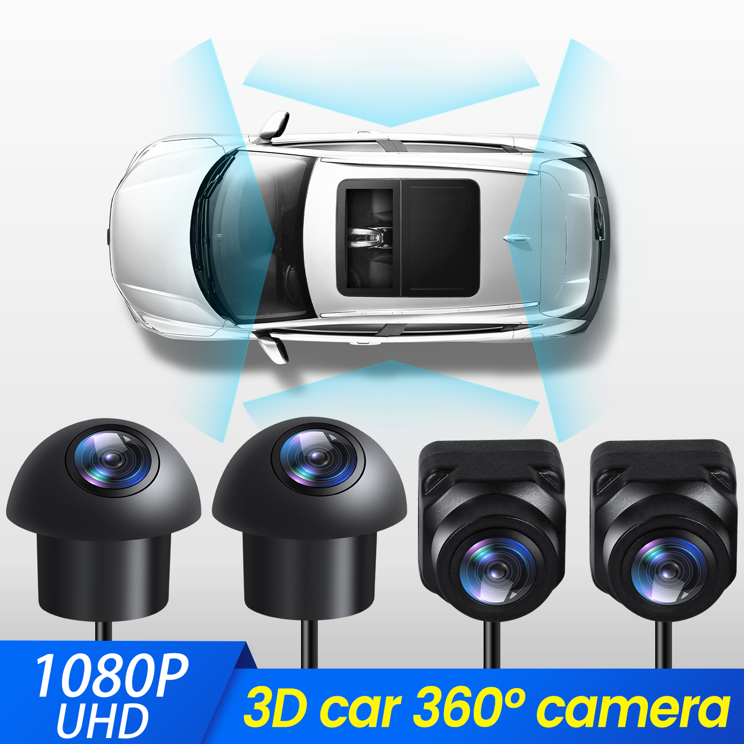 360° Panoramic Camera HD Rear / Front / Left / Right 360 Panoramic Accessories for Car android Radio