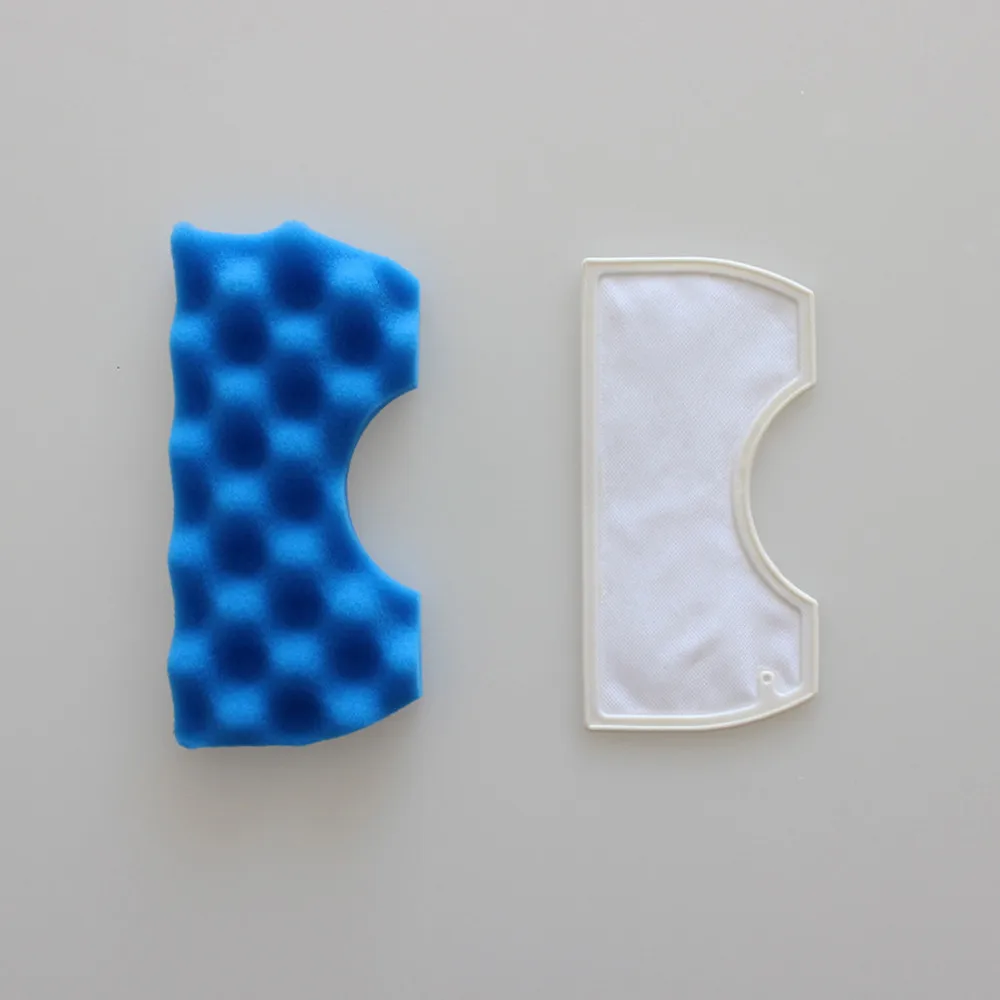 1 Set Blue Sponge Filter + 1 Set Dust Hepa Filter for Samsung DJ63-00669A SC43-47 SC4520 SC4740 VC-9625 VC-BM620 Vacuum Cleaner