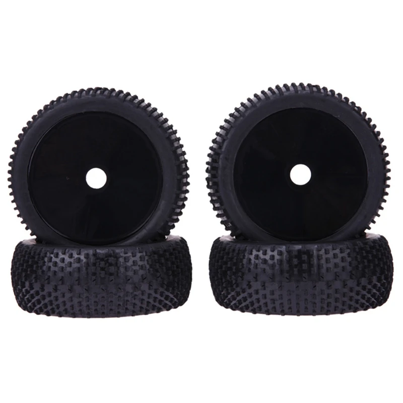 RC 1/8 Off-Road Car By Truck Tires 112MM Rubber Tyre Plastic Wheel Rim Hex Adapter 17MM for 811 8sc 94885 84-801