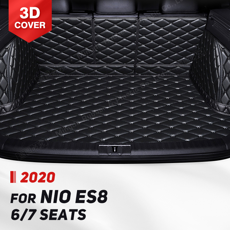 Auto Full Coverage Trunk Mat For NIO ES8 6/7-Seat 2020 Car Boot Cover Pad Cargo Liner Interior Protector Accessories b4235