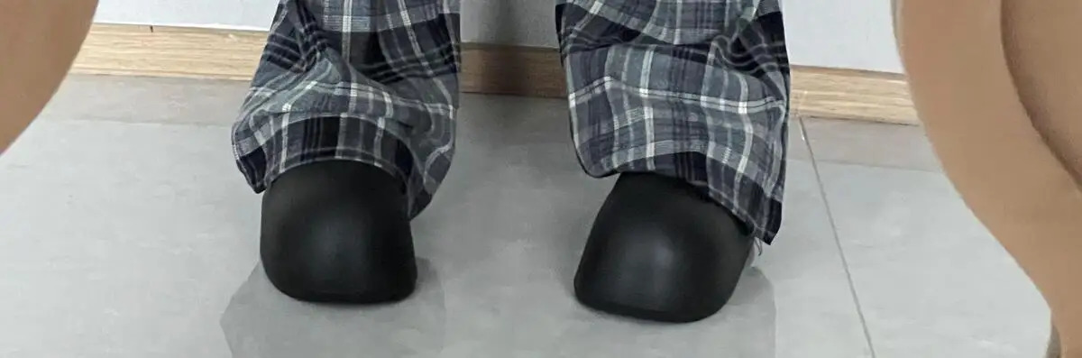 Brushed retro red checkered wide casual high waist straight leg womens autumn Korean loose show weight pants Z260314