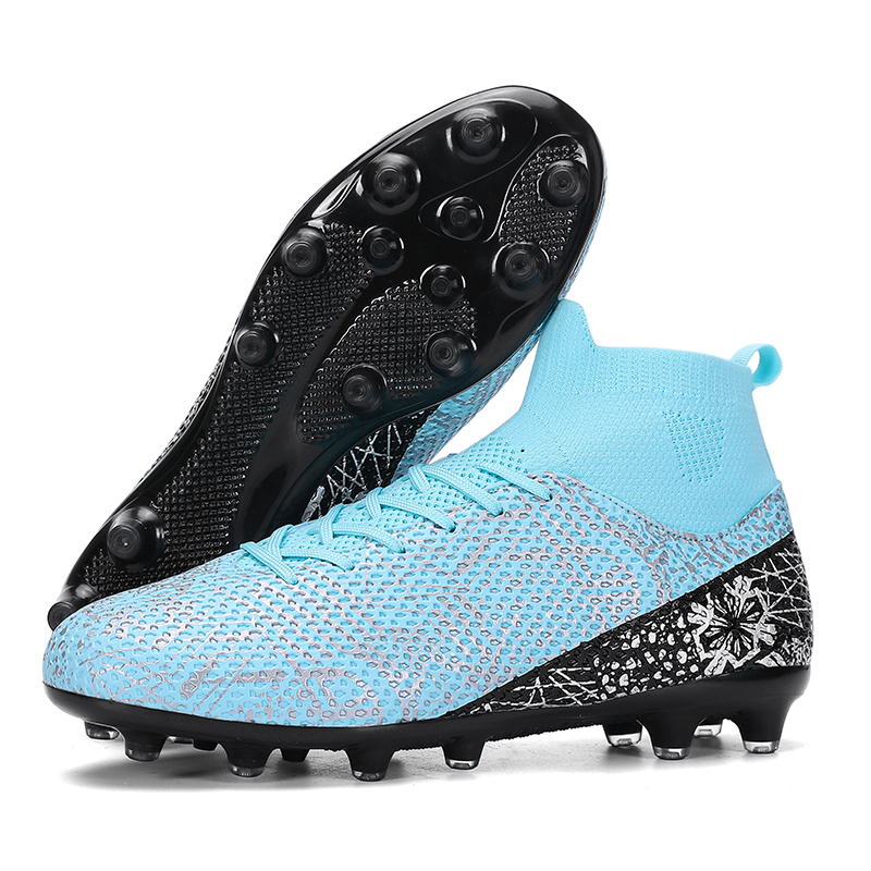 Outdoor Soccer Shoes Men Breathable Football Boots Lightweight Soccer Shoes Ultralight Non-Slip Sport Turf Comfortable Futsal