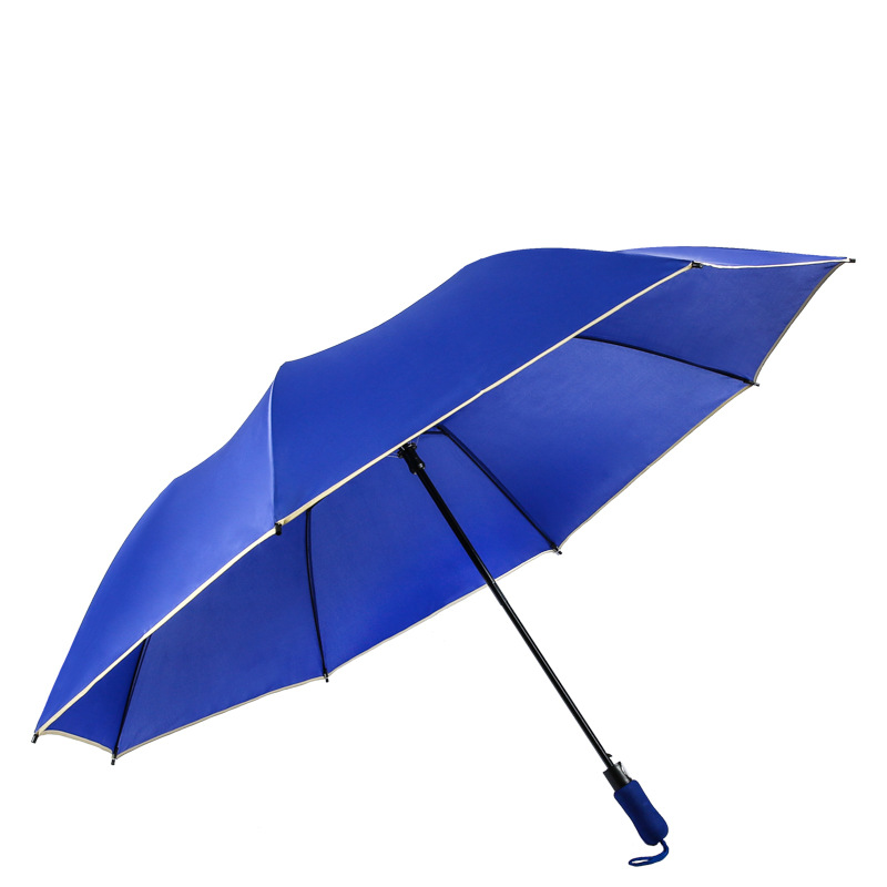 Golf umbrellas, sunny umbrellas advertising umbrellas wrapped edges two fold golf umbrellas folding umbrellas manufacturers wholesale