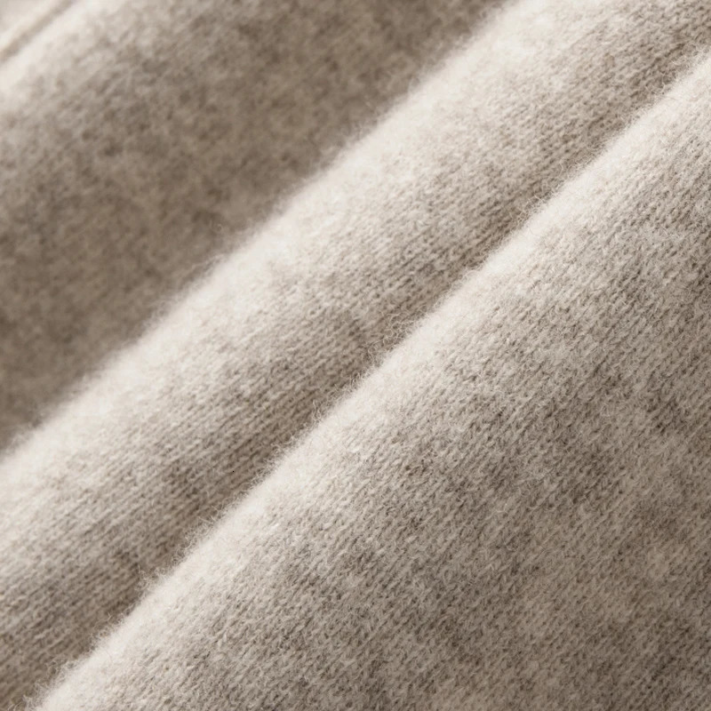 Casual and Comfortable seller Ladies Cashmere Wool Wide Leg Pants Solid Color Ladies Knit 100% Pure Wool Wide Leg Pants 241112