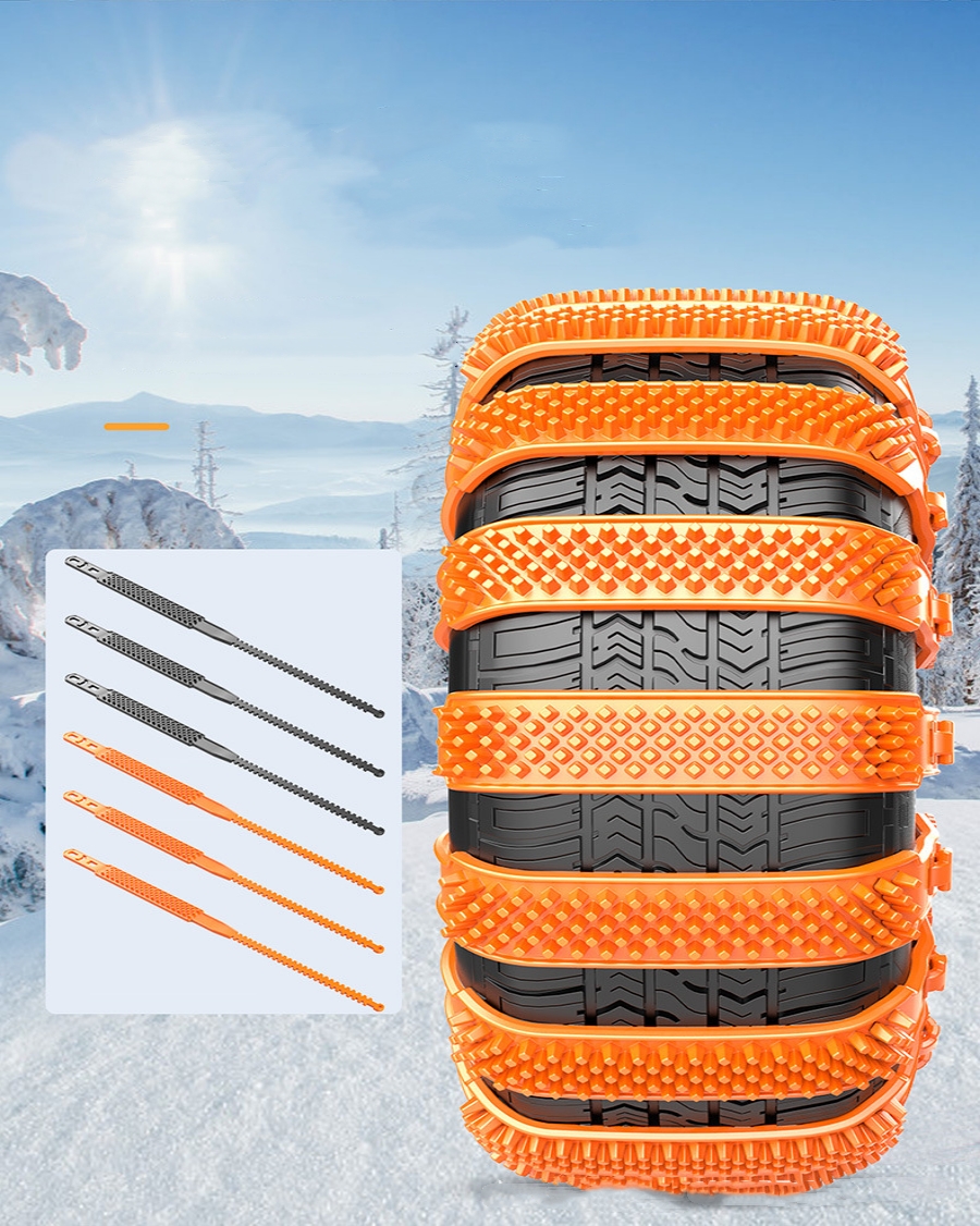 1/4/8Pcs Car Wheels Chains Wheel Tyre Cable Belt Winter Outdoor Emergency Snow Tire Anti-skid Chain