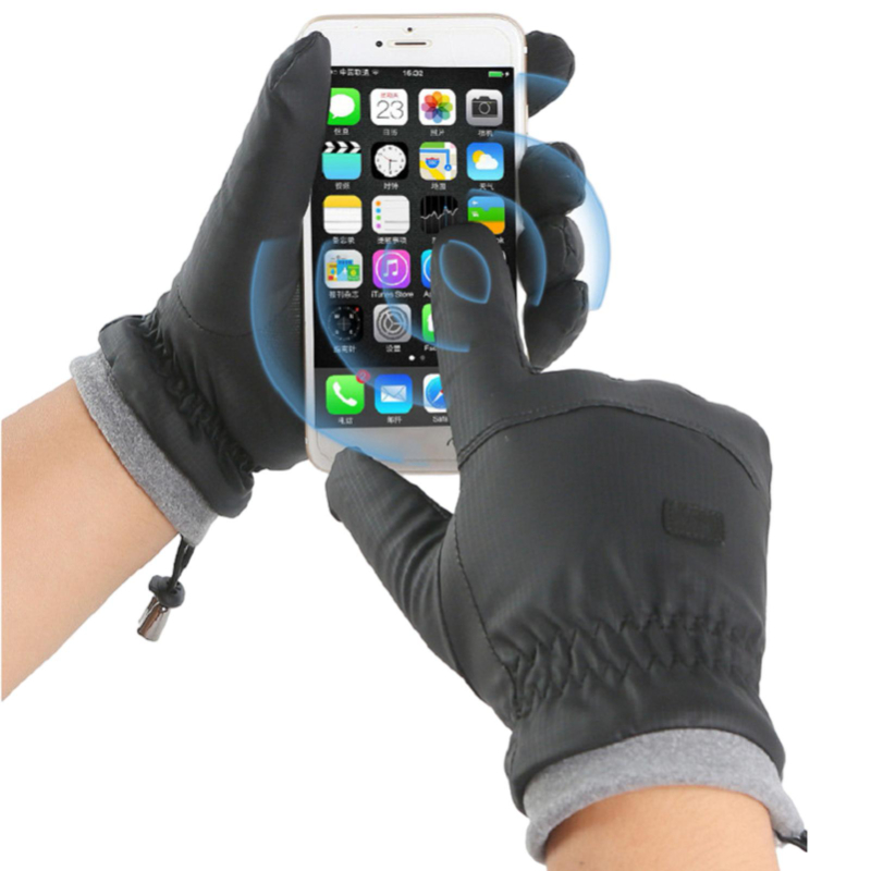 Winter Men Motorcycle Touchscreen Gloves Motocross Riding Gloves Vintage Bike Non-Slip Cold Gloves Warm Cycling Protective Gear f7830