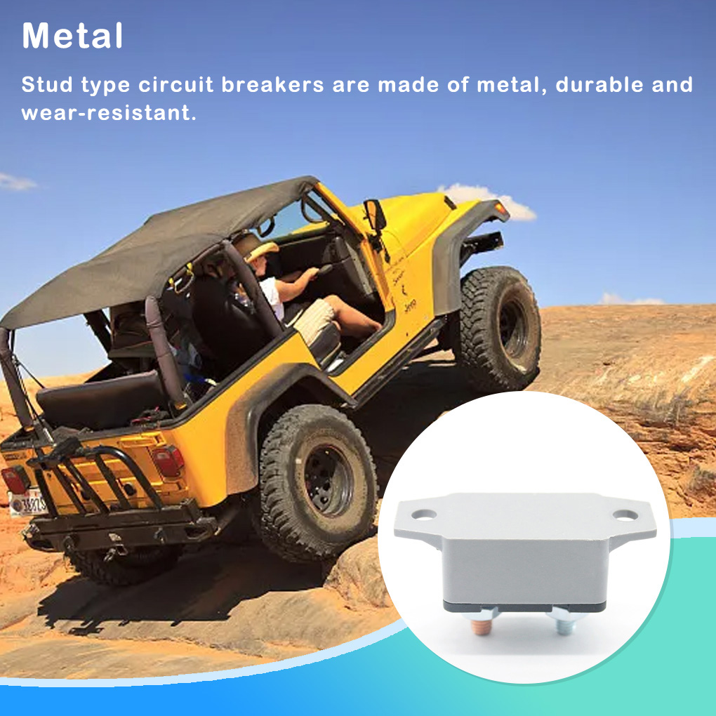 Reset Circuit Breaker 20/30/40/50AMP Sturdy Beaker Power Switch Truck Boat