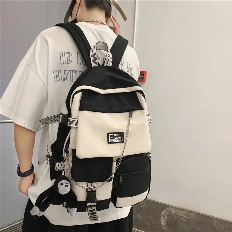 Fashion Schoolbag Computer Bag Female School Backpack Female Student Backpack Large Capacity Fashion Backpack 241111