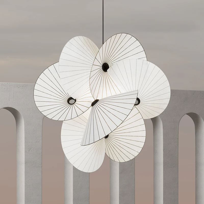Room Ceiling Pendant Living Lamp Cloth Minimalist Led Chandelier ddmysmile Shop Bar Counter Hanging Lamp Room Decor Home Lustre Smile