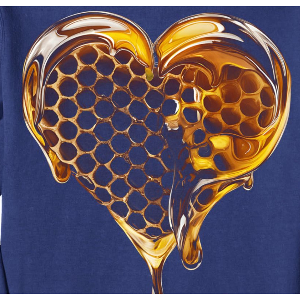 Long Sleeve Shirts for Men sweatshirt Honeycomb Sweet Bee Hive Honeycomb Pattern Graphic Tee Sweatshirt T shirt Tee Streetwear Casual tops clothes