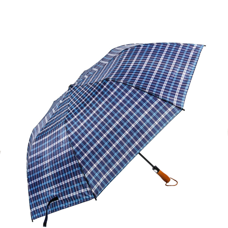 Sleek Double Layered Golf Umbrella for Men - Large Size, Sturdy Construction, Ideal for Marketing Gifts
