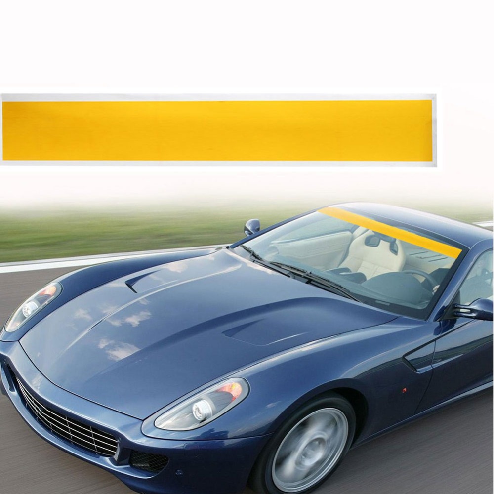 For A90 car windshield vinyl decals racing stripes sun visor decorative decal pulling