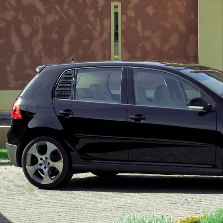 Rear Window Shutters Triangle Sunshade Modified Patch Shark Gill For Golf 5 2003-2010