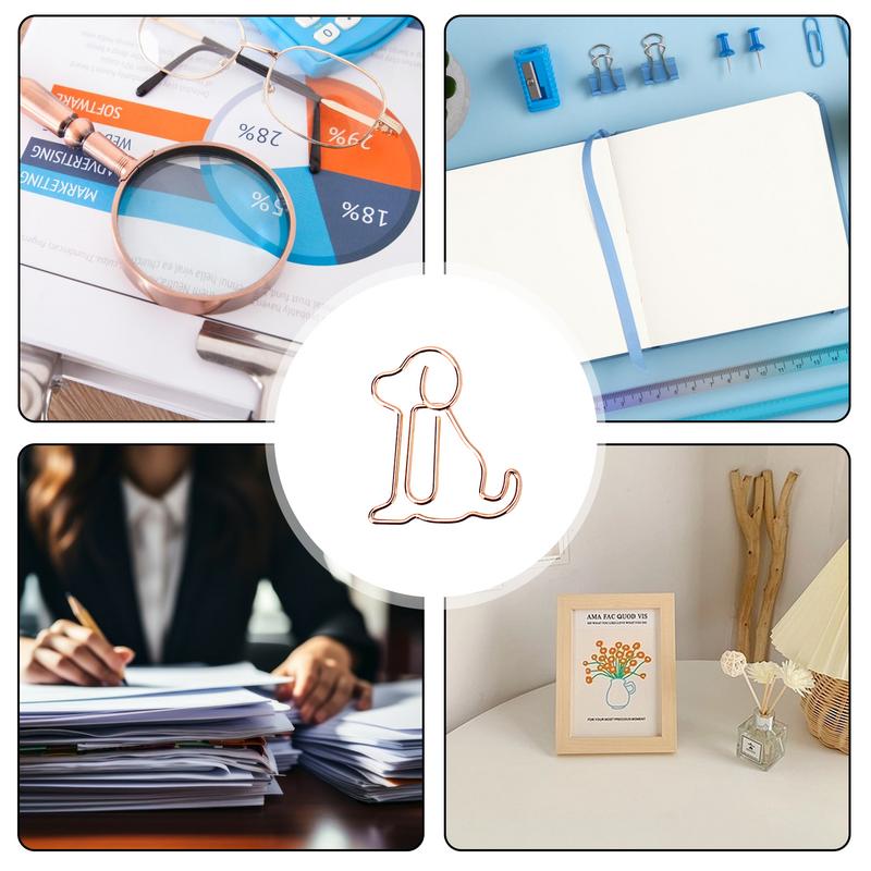 Clips For Paper Cute Shaped Bookmarks Planner Clips Animal Shaped Paper Clips Dog Paper Clips Decorative Binder Clips Gifts For