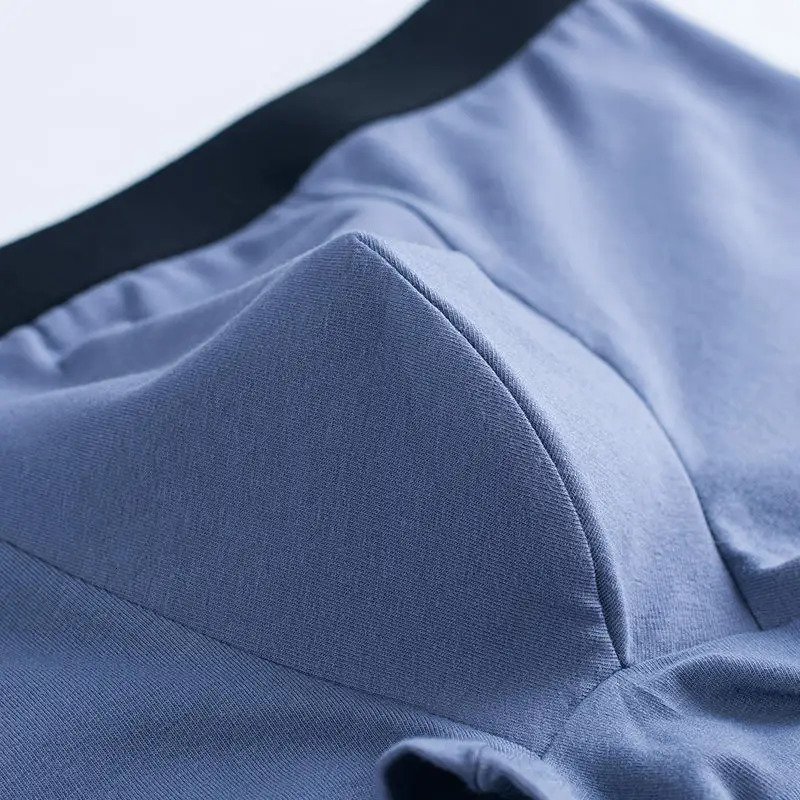 4 pieces/batch mens underwear Cueca boxing underwear cotton mens breathable mens sexy soft mens shorts 241112