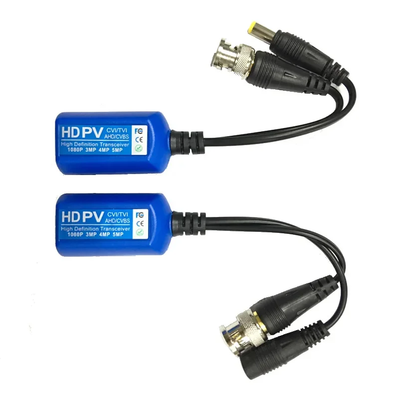 For 2MP 3MP 4MP Anpwoo 215PV 200M Range For HD CVI/AHD/TVI Twisted BNC CCTV Passive Transceivers Cat5 CCTV UTP Video Balun IPC